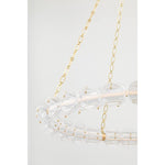 Lindley 40" Wide LED Ring Chandelier