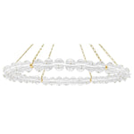 Lindley 55" Wide LED Ring Chandelier