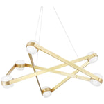 Orbit 6 Light 38" Wide LED Abstract Chandelier