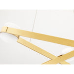 Orbit 6 Light 38" Wide LED Abstract Chandelier