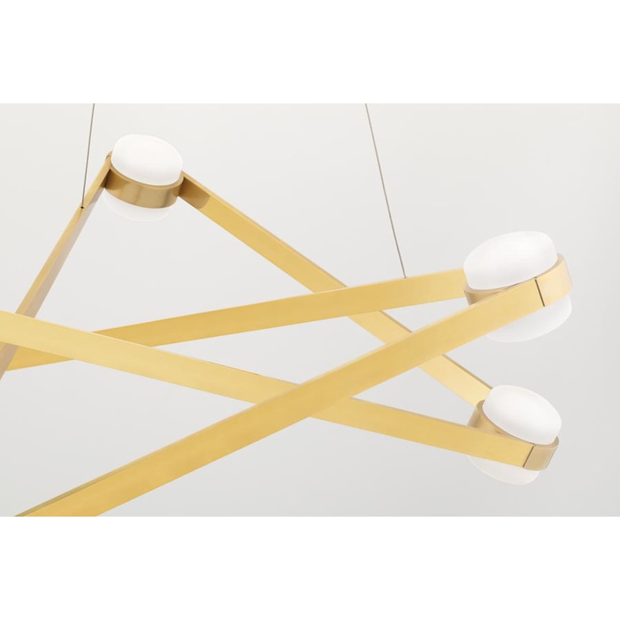 Orbit 6 Light 38" Wide LED Abstract Chandelier