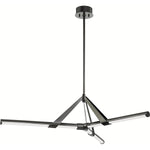 Jonas 3 Light 46" Wide LED Sputnik Chandelier