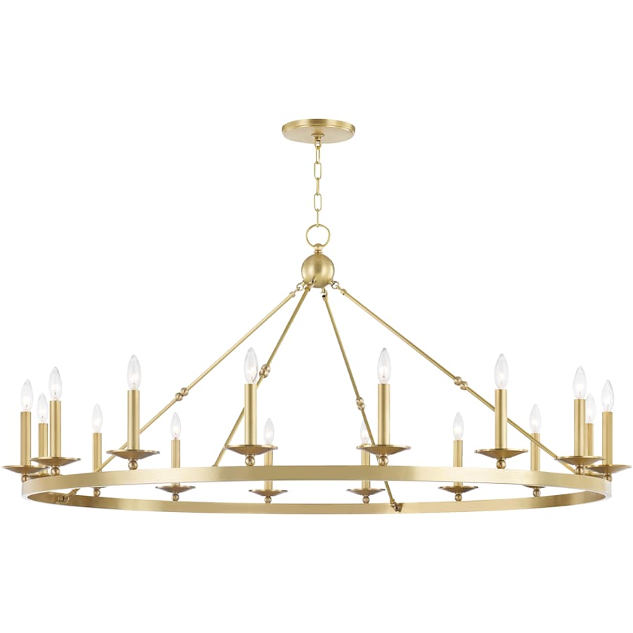 Allendale 16 Light 58" Wide Taper Candle Chandelier