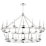 Allendale 28 Light 58" Wide Two-Tier Candle Chandelier