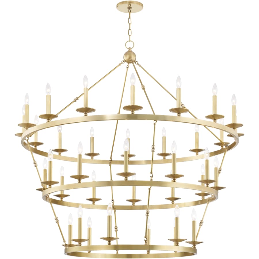 Allendale 36 Light 58" Wide Taper Candle Chandelier