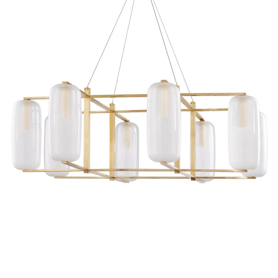 Pebble 8 Light 48" Wide Chandelier