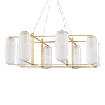 Pebble 8 Light 48" Wide Chandelier