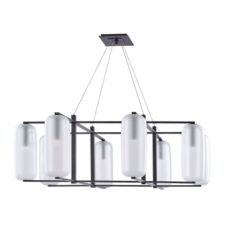 Pebble 8 Light 48" Wide Chandelier