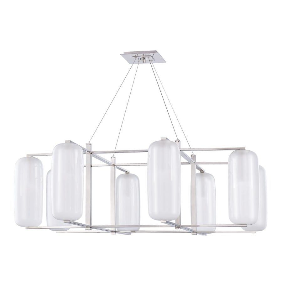Pebble 8 Light 48" Wide Chandelier