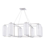 Pebble 8 Light 48" Wide Chandelier