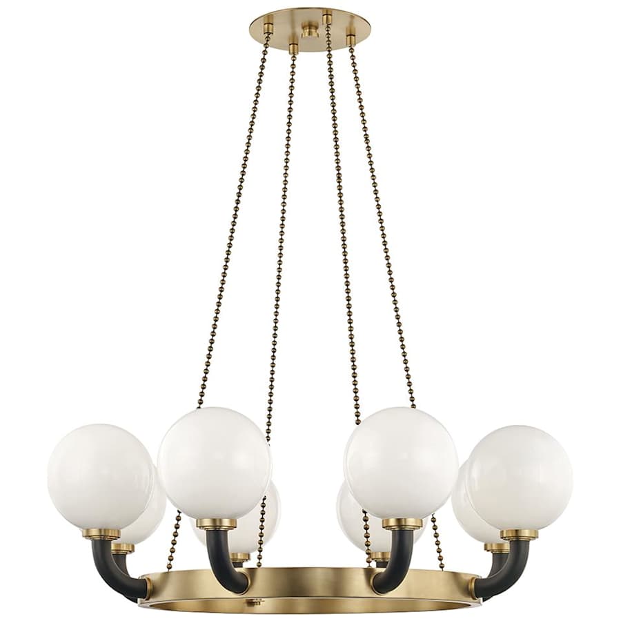 Werner 8 Light 46" Wide Beaded Chandelier