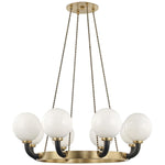 Werner 8 Light 46" Wide Beaded Chandelier