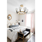 Werner 8 Light 46" Wide Beaded Chandelier