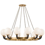 Werner 12 Light 61" Wide Beaded Chandelier