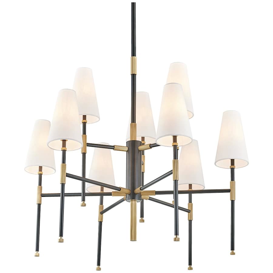 Bowery 9 Light 34" Wide Chandelier
