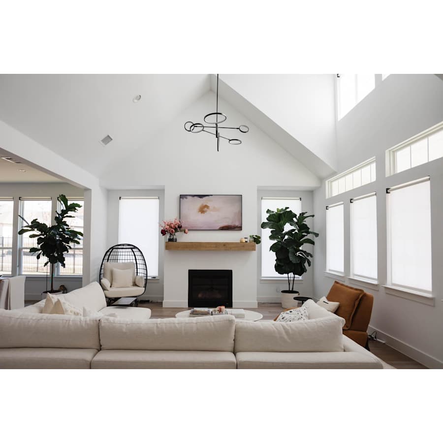 Saturn 6 Light 45" Wide LED Ring Chandelier