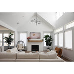 Saturn 6 Light 45" Wide LED Ring Chandelier