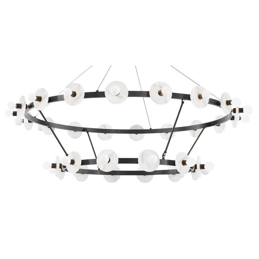 Austen 30 Light 58" Wide LED Ring Chandelier