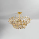 Maybrook 6 Light 28" Wide Abstract Waterfall Chandelier
