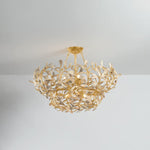 Maybrook 6 Light 28" Wide Abstract Waterfall Chandelier