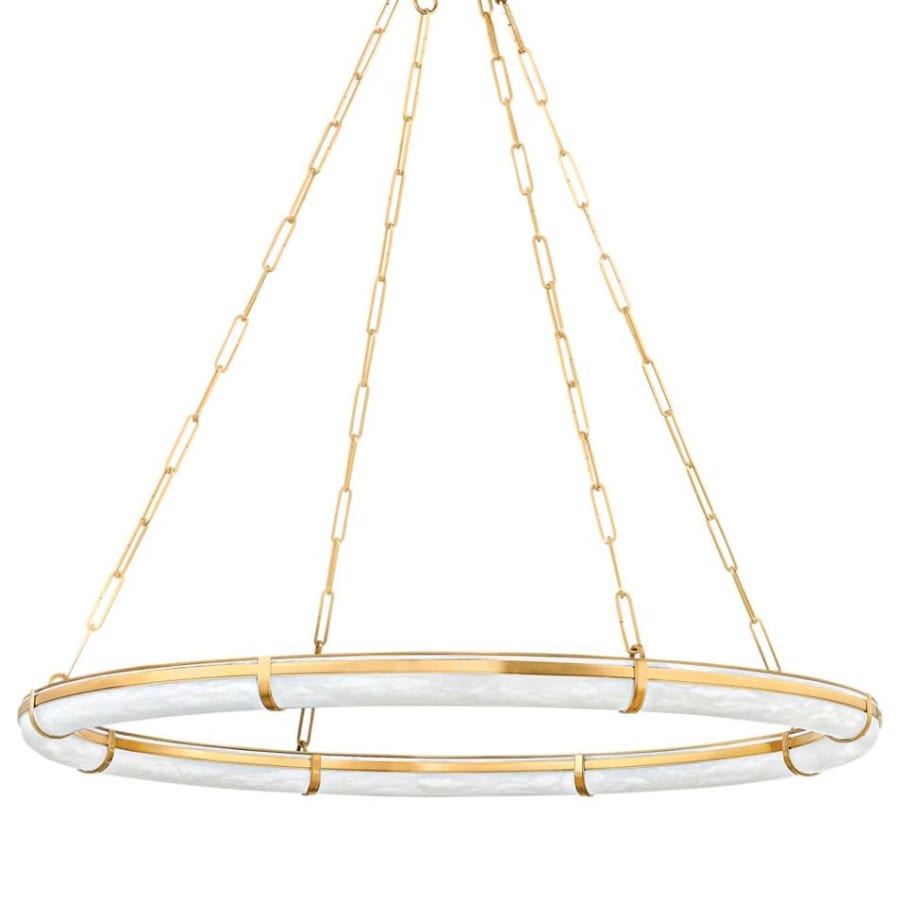 Sennett 42" Wide Ring Chandelier