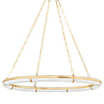 Sennett 42" Wide Ring Chandelier