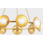 Glimmer 9 Light 40" Wide Crystal Ring Chandelier