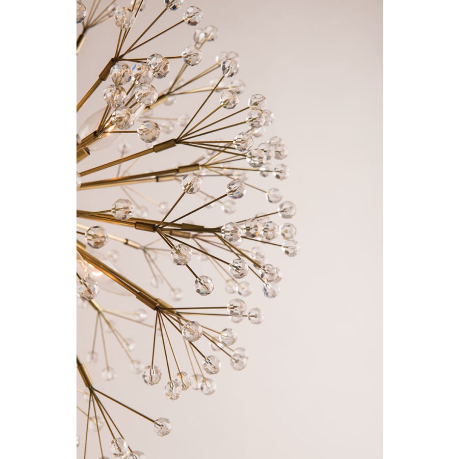 Dunkirk 10 Light 30" Wide Crystal Globe Chandelier