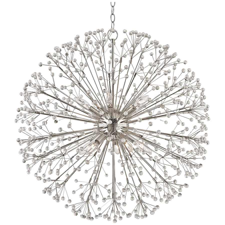 Dunkirk 10 Light 30" Wide Crystal Globe Chandelier