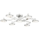 Meander 6 Light 29" Wide LED Semi-Flush Ceiling Fixture