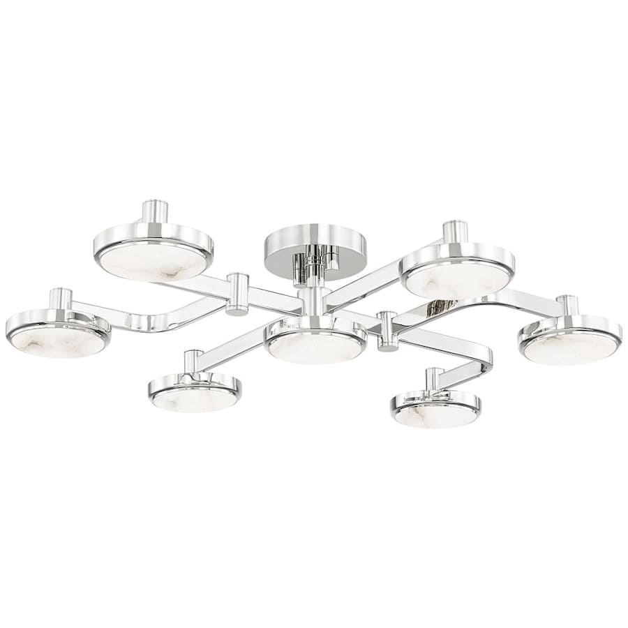 Meander 6 Light 29" Wide LED Semi-Flush Ceiling Fixture