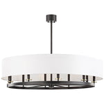 Durham 10 Light 42" Wide Taper Candle Drum Chandelier