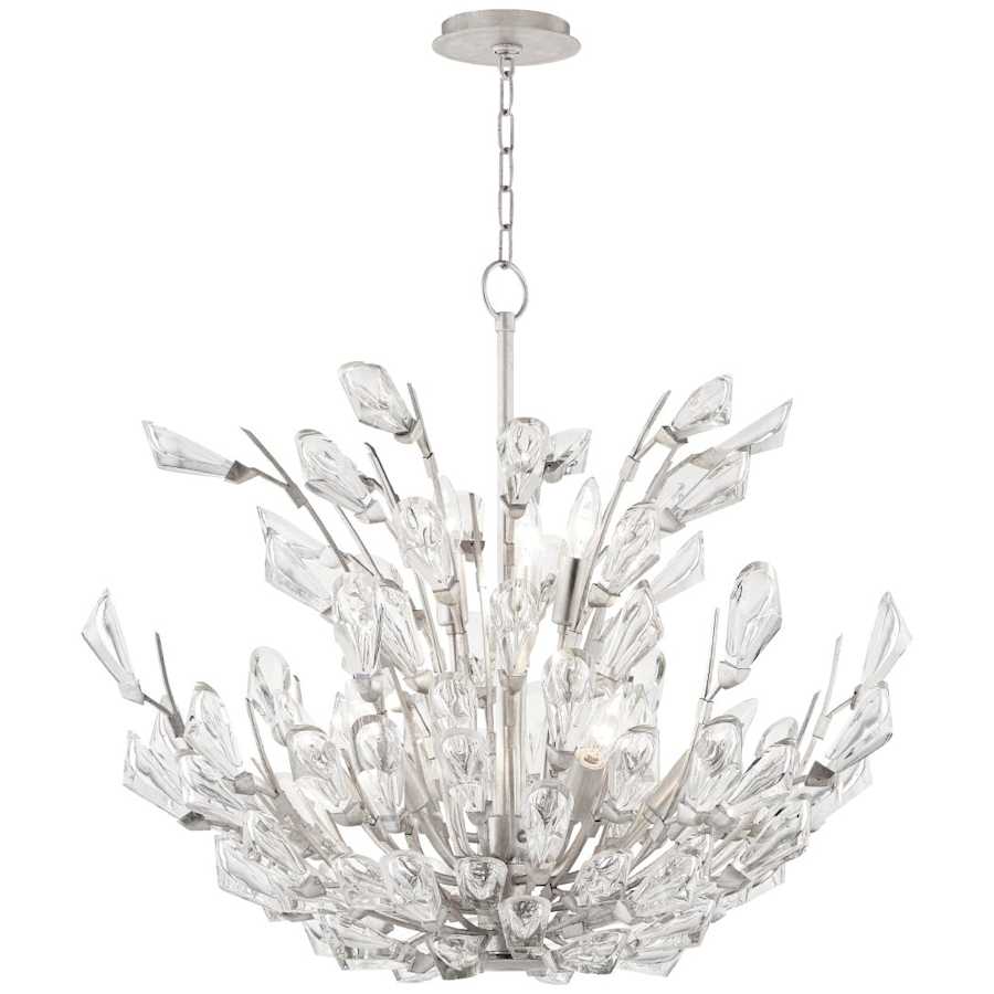 Tulip 9 Light 28" Wide Crystal Chandelier