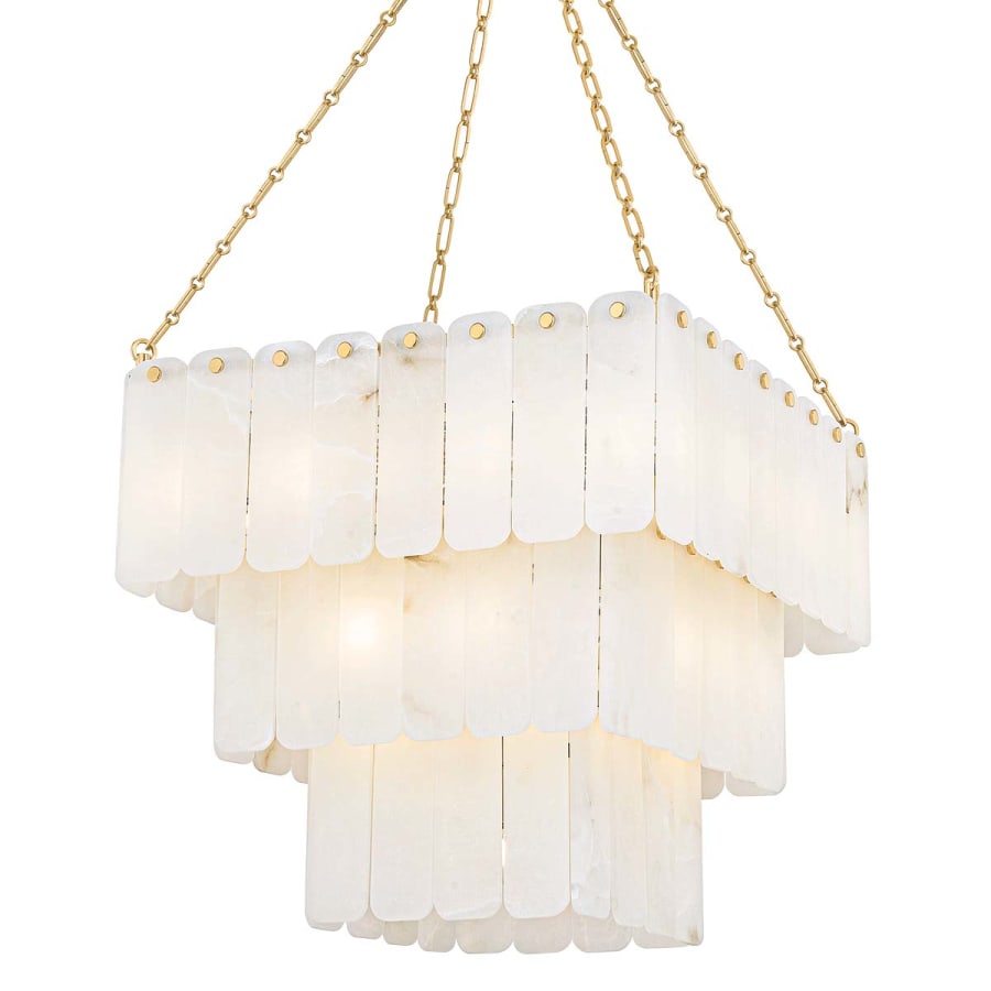 Moissanite 33 Light 26" Wide Waterfall Chandelier