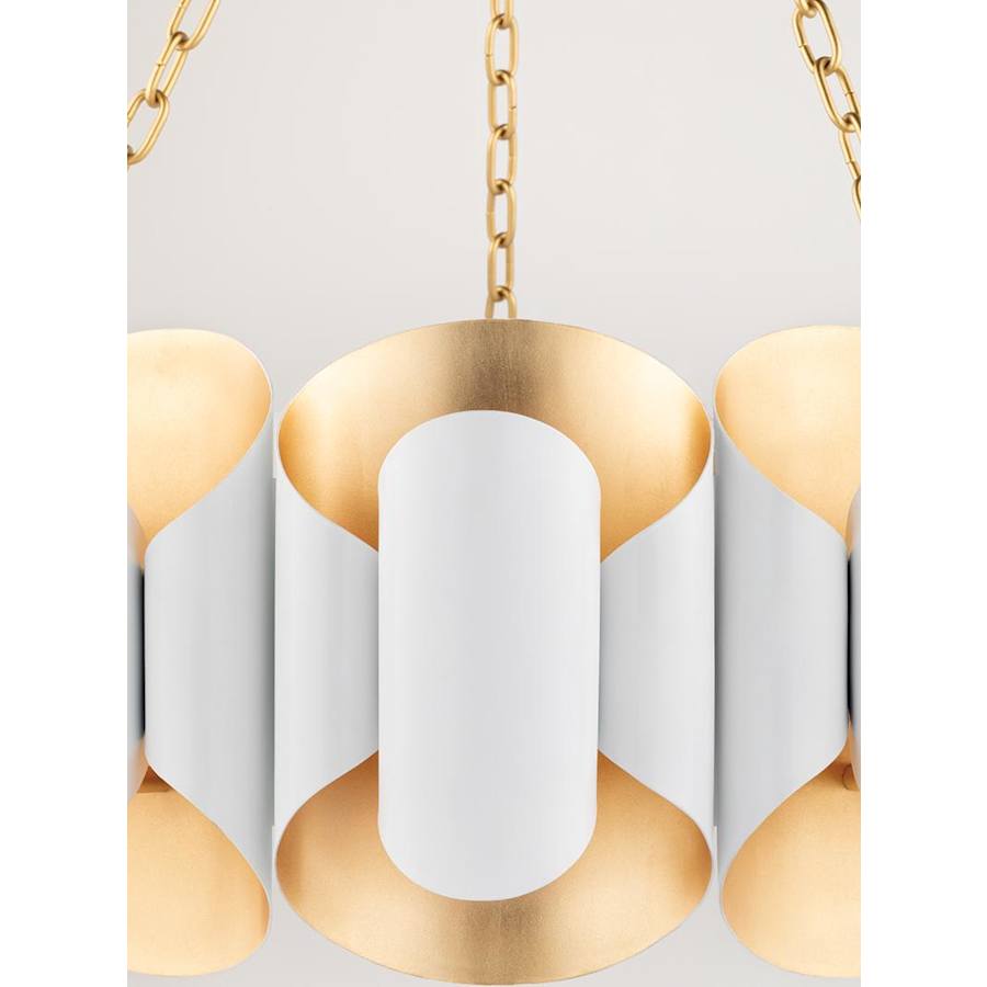 Banks 12 Light 35" Wide Drum Chandelier