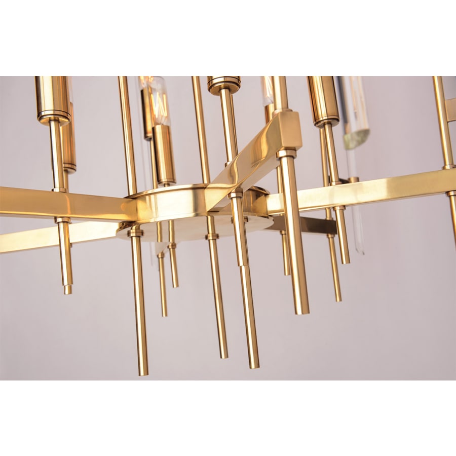 Bari 16 Light 30" Wide Taper Candle Chandelier