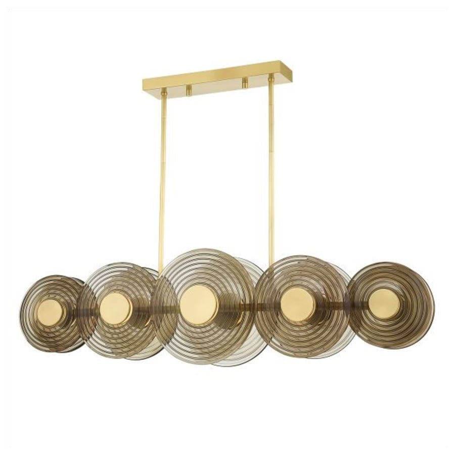 Griston 10 Light 11" Wide LED Linear Pendant