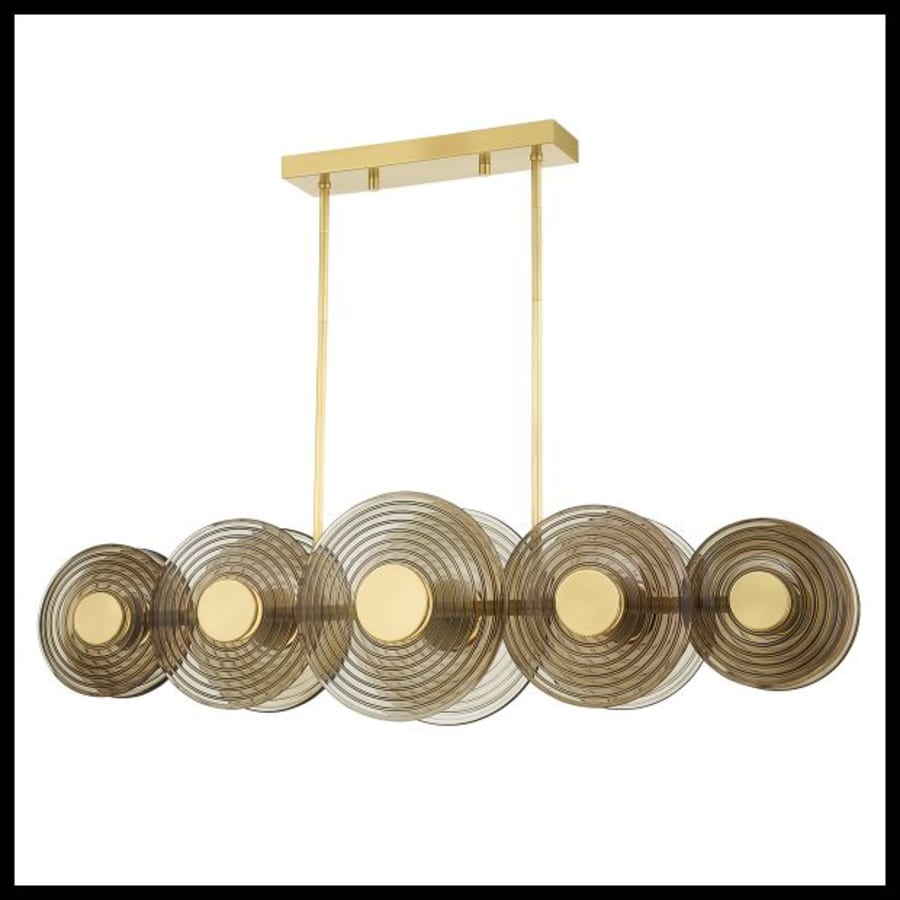 Griston 10 Light 11" Wide LED Linear Pendant