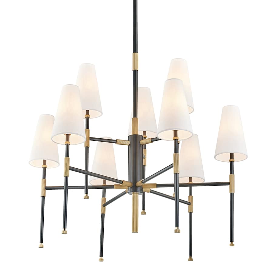 Bowery 9 Light 34" Wide Chandelier