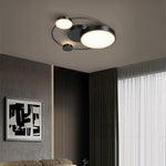 Artistic Circles Design Dimmable LED Modern Flush Mount Ceiling Lights