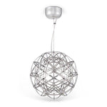 12 inch Stanless Steel LED Endless Woven Sphere Pendant Modern Lights