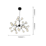 Artistic Branches Glass LED Modern Chandelier Kitchen Pendant Lighting