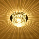 Chandelier Geometric Flush Mount Kitchen Light Fixtures Metal Crystal Ceiling Lights