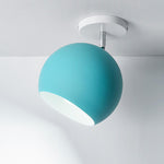 3 Overlapping Ovals LED Ceiling Light Flush Mount Metal Light