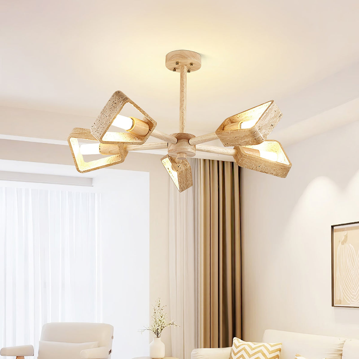 Elementa Travertone Chandelier