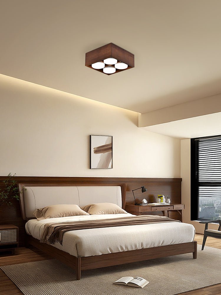 Cobra Wood Ceiling Light