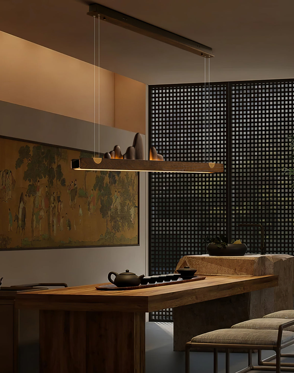 Zen Ridge Pendant Light