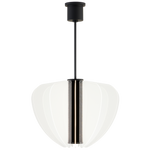 Nyra Chandelier, 1-Light, LED, Nightshade Black, Acrylic, 27.5"W (700NYR28B-LED930 70PDEUE)