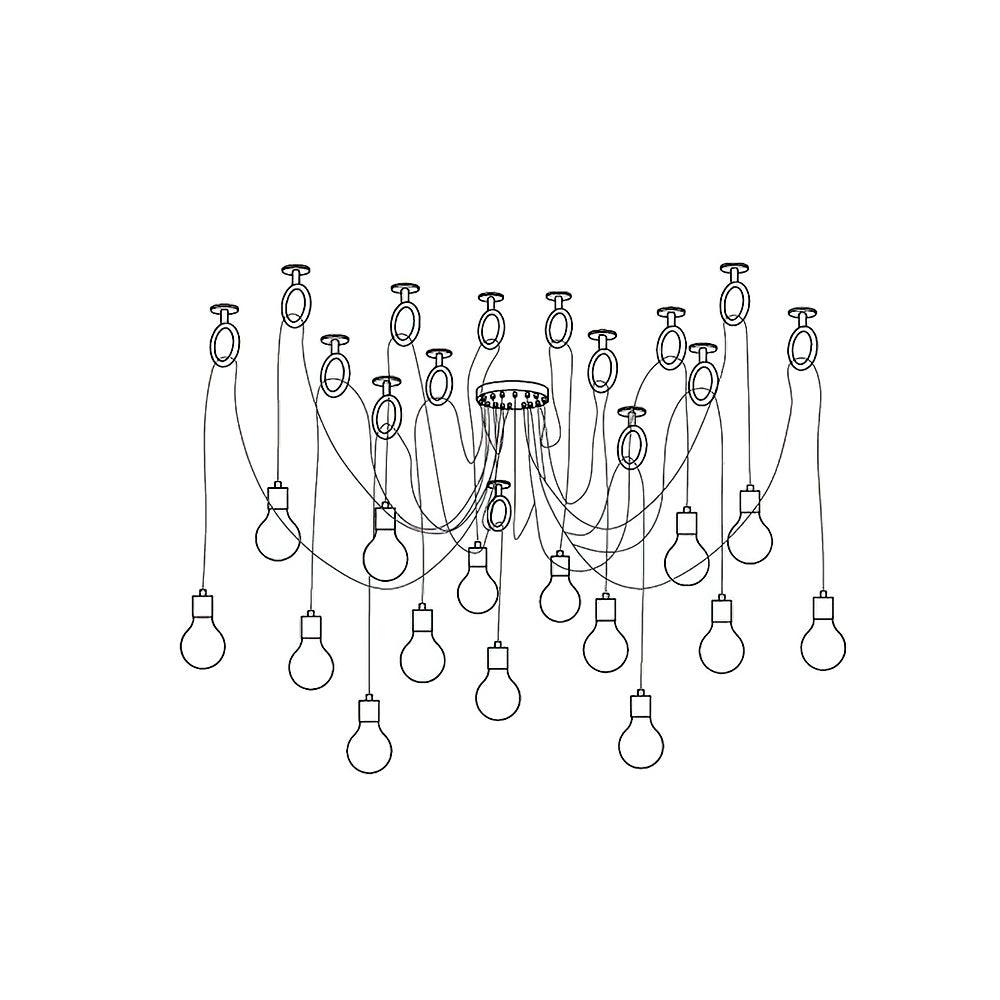 Industrial Spider Chandelier