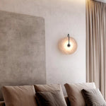Moonshade Natural Marble Sconce Light